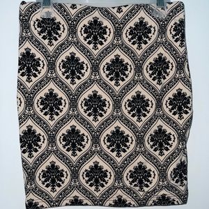 Nude Patterned Skirt